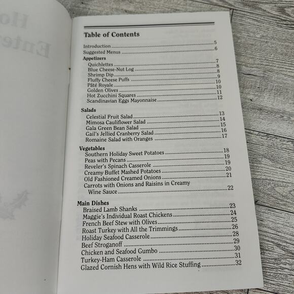 Holiday Entertaining Cookbook Booklet 1991 Vintage by Polly Clingerman - Picture 3 of 10